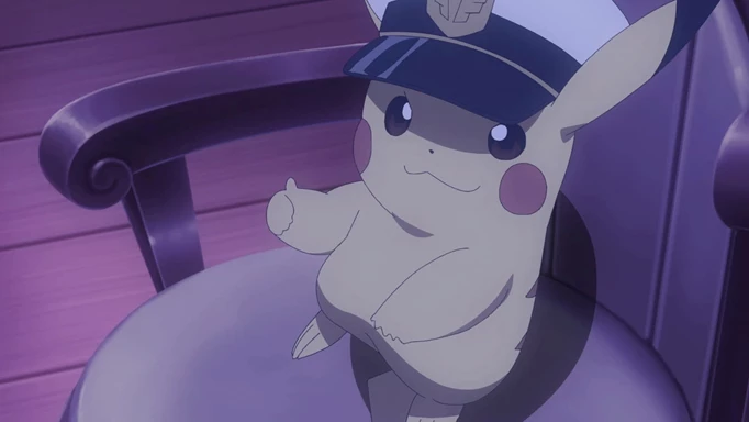 Captain Pikachu in Pokemon Horizons: The Series