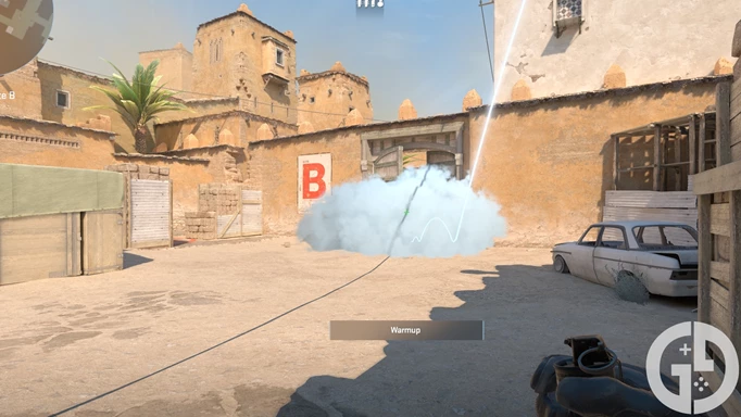 Cs2 Dust2 Tuns To B Door Smoke