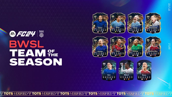 Image of the EA FC 24 WSL TOTS squad