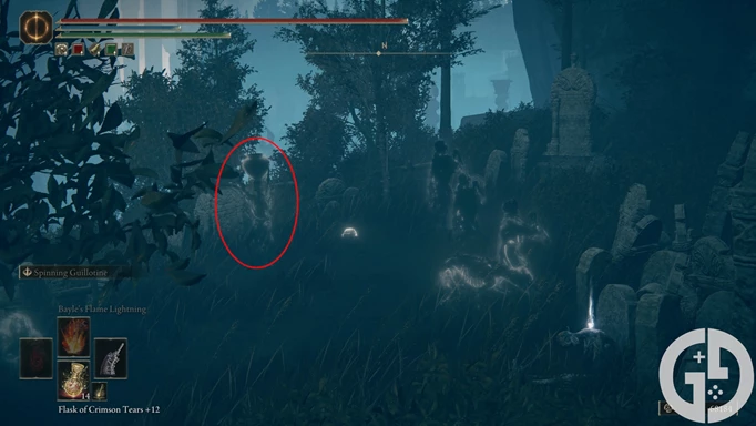 Image of the Scorched Ruins Shadow Pot enemy in Elden Ring Shadow of the Erdtree