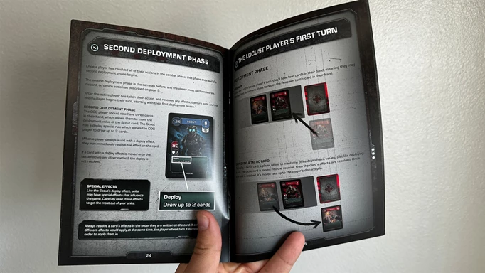 Gears of War Card Game rulebook