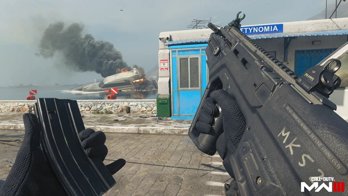 a gun in MW3