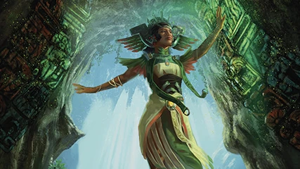 Lost Caverns Of Ixalan Ixalli's Lorekeeper Art