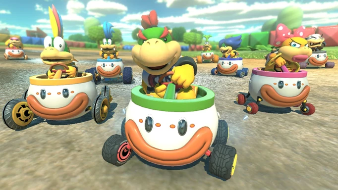 Bowser Jr and the Koopa kids from Mario Kart 8