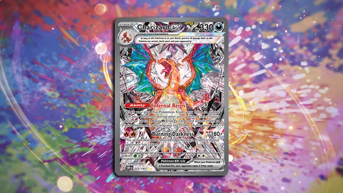 Tera Charizard card in Pokemon TCG