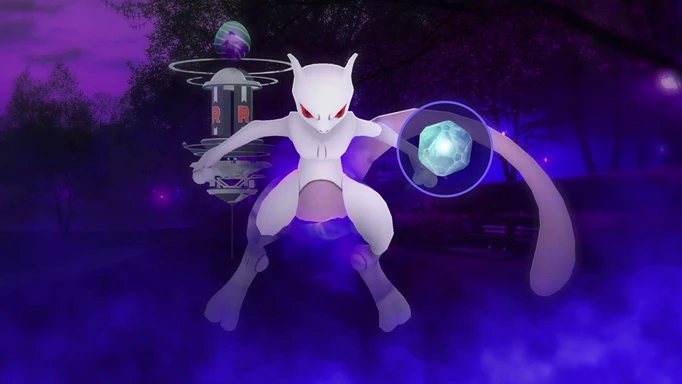 Shadow Mewtwo Pokemon GO advert