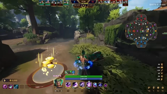 Chaac hiding in grass in SMITE 2