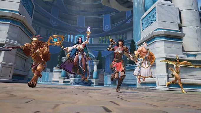 gods in the SMITE 2 Alpha trailer