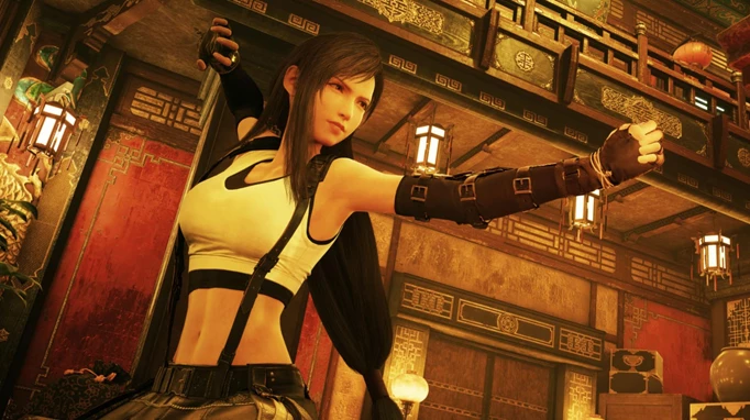 Tifa in Final Fantasy 7 Remake