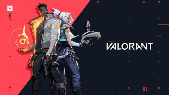 VALORANT key art showing Phoenix and Jett