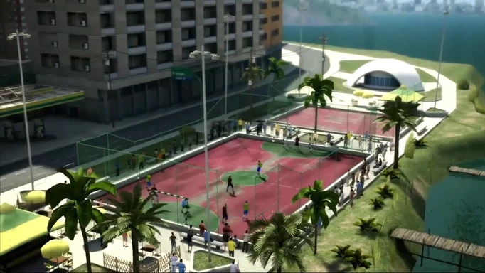 FIFA Street 2012 pitch